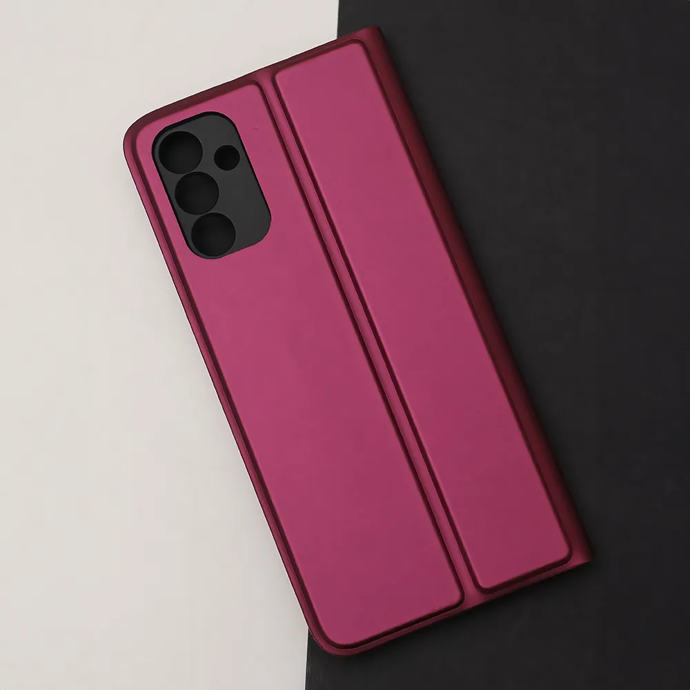 Smart mjuk fodral för iPhone 16e i bordeauxröd