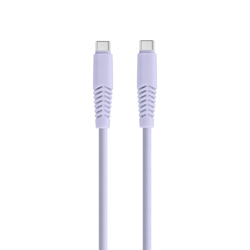 Setty cable USB-C - USB-C 1,5 m 2,1A KSC-C-1.529 lilac