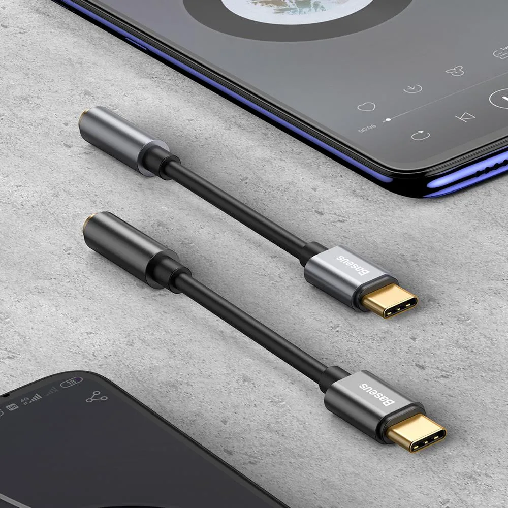 Baseus adapter L54 USB-C to jack 3,5 mm black
