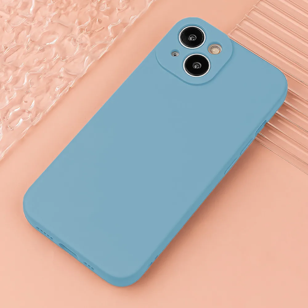 Silikonskal för iPhone 15 Pro 6,1″ i himmelsblå