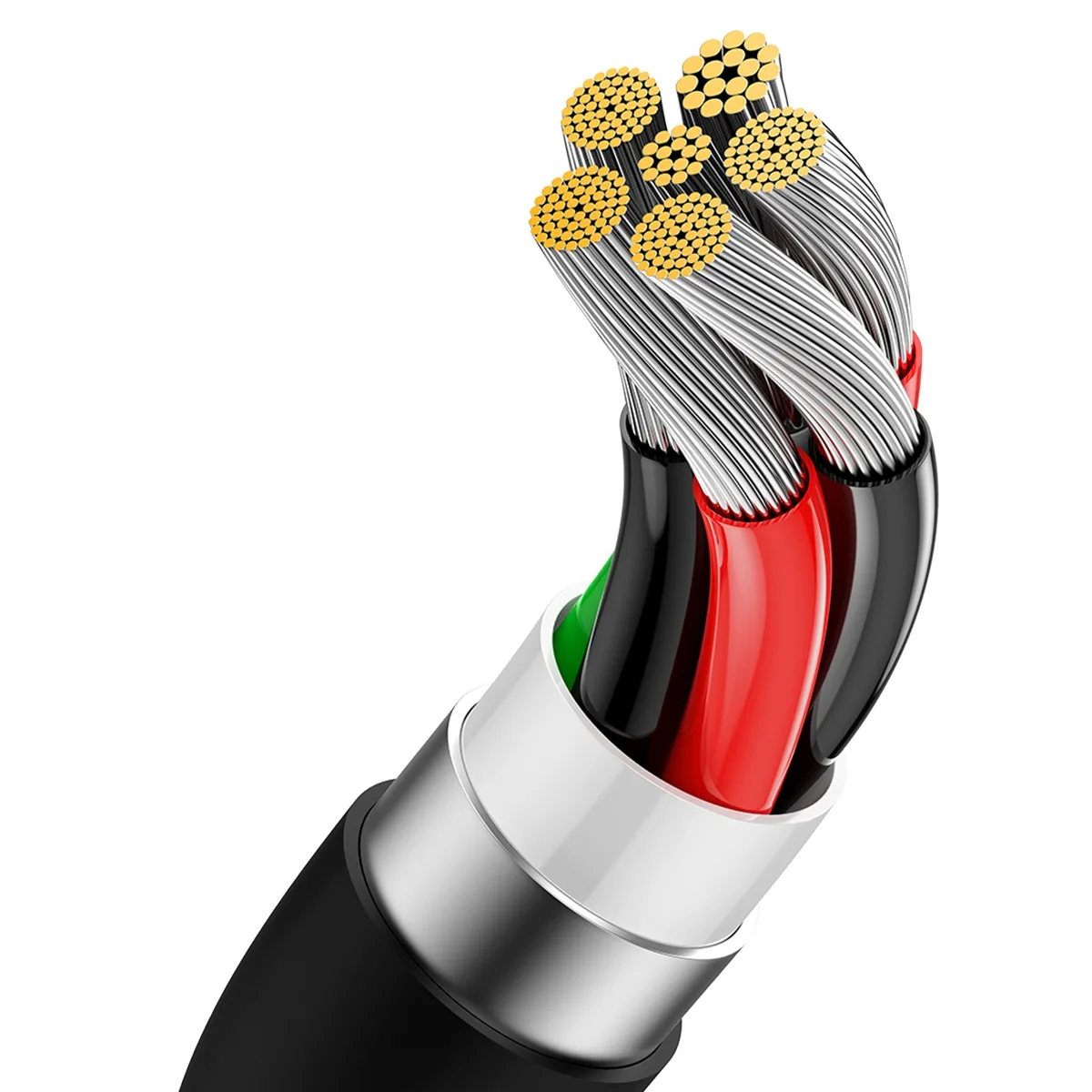 Baseus cable Superior USB – USB-C 1,0m cluster black 100W