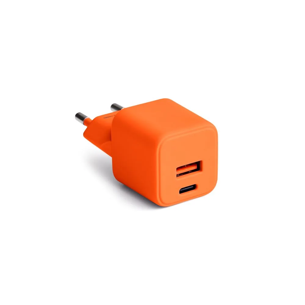 COLORUM väggladdare USB-A + USB-C PD 30W CLS30-AC-10 xOrange