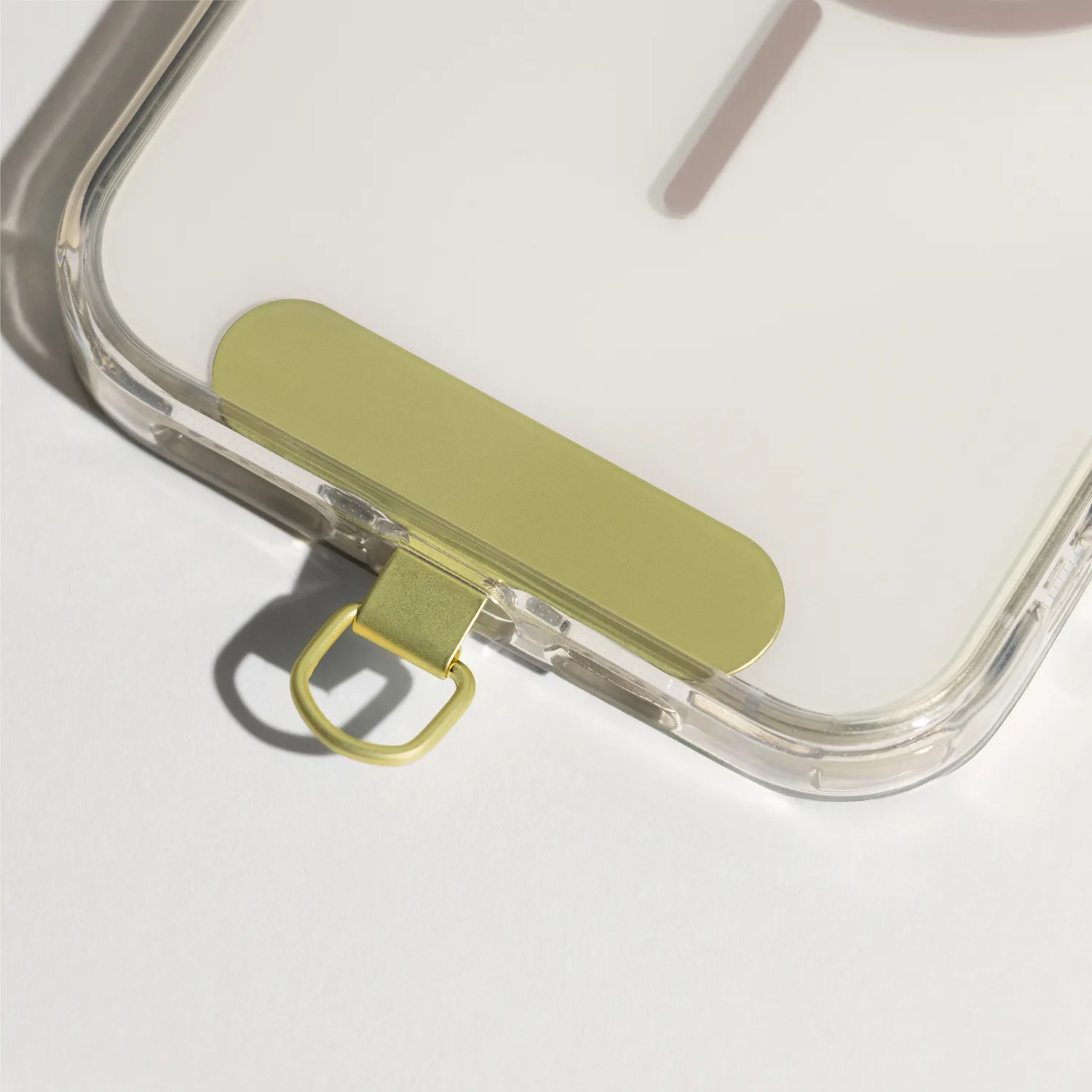 Phone insert metallic gold