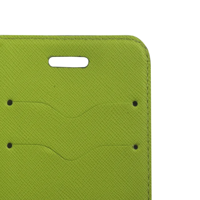 Smart Fancy fodral för Motorola Moto E13 grön-blå