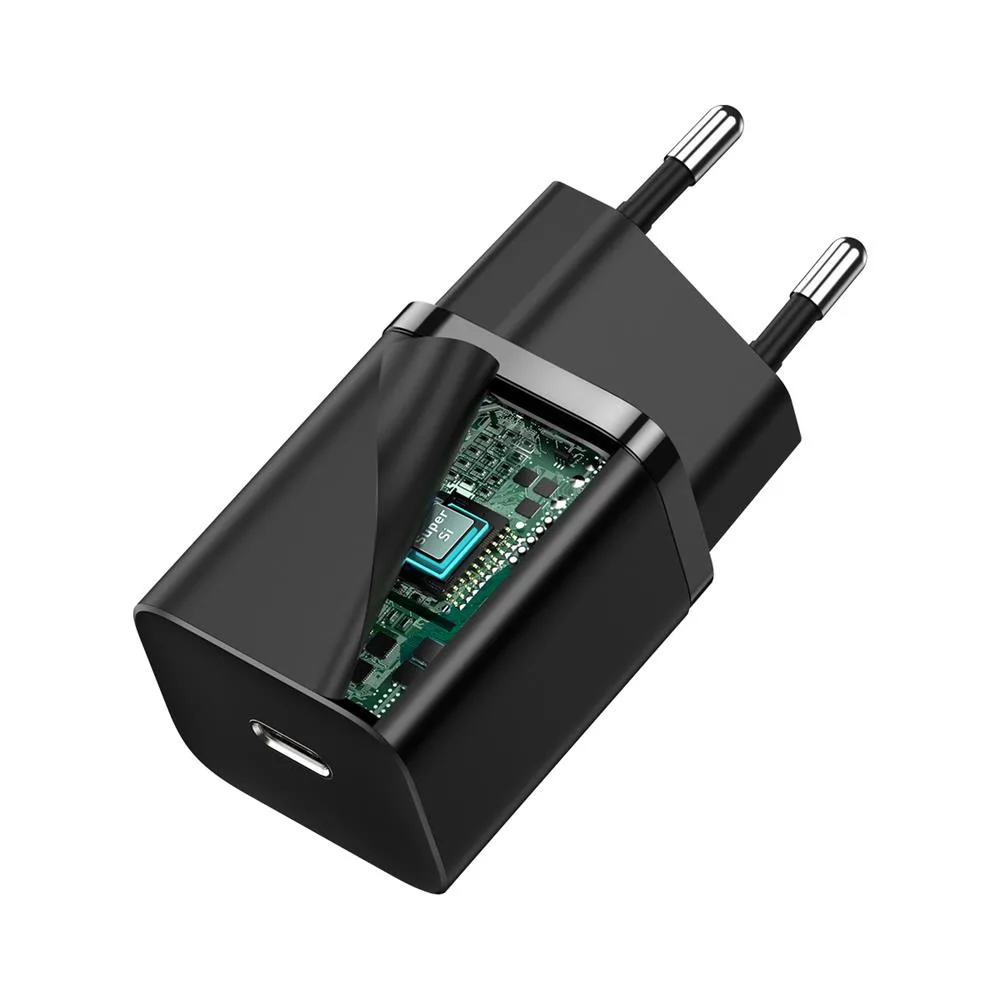 Baseus wall charger Super Si PD 30W 1x USB-C black
