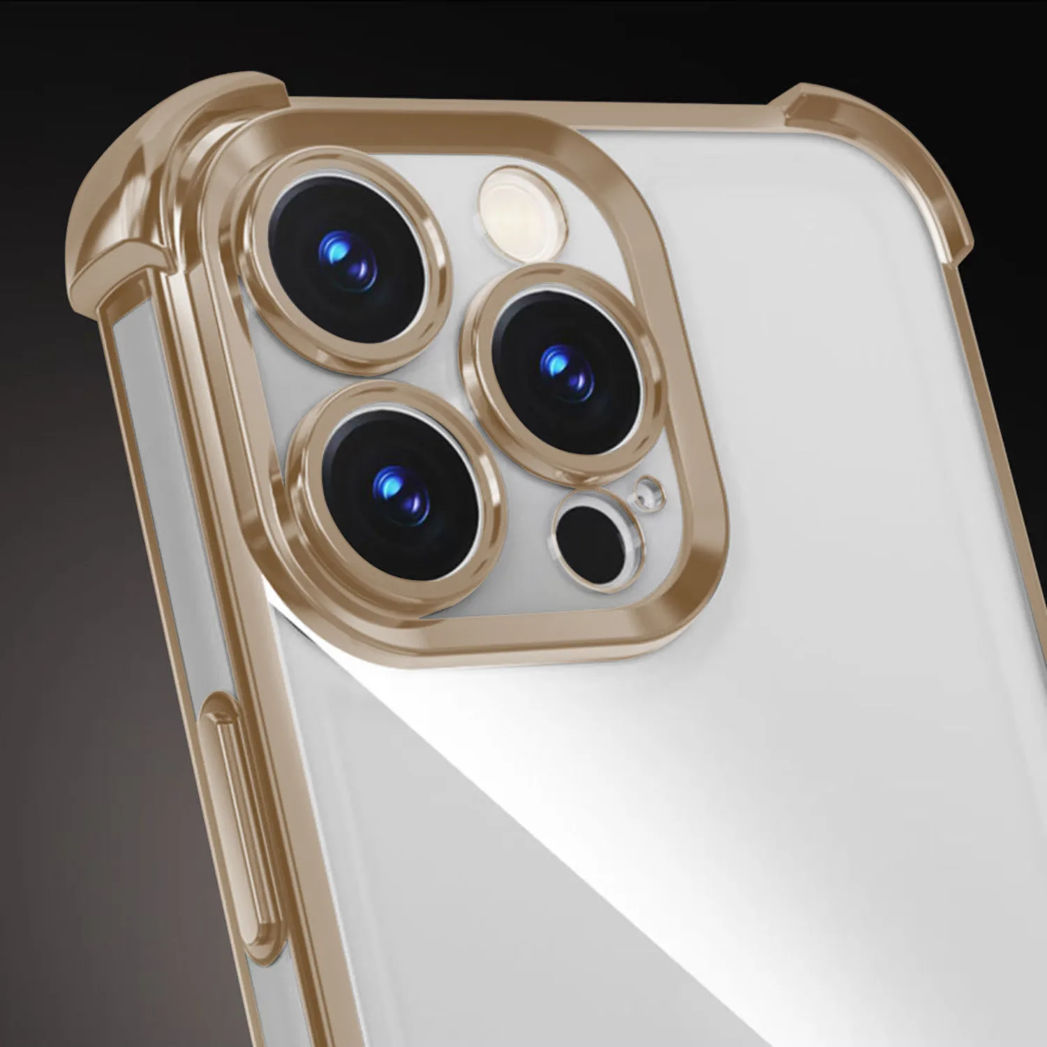 Anti Shock Chrome-fodral för iPhone 12 6,1″ guld