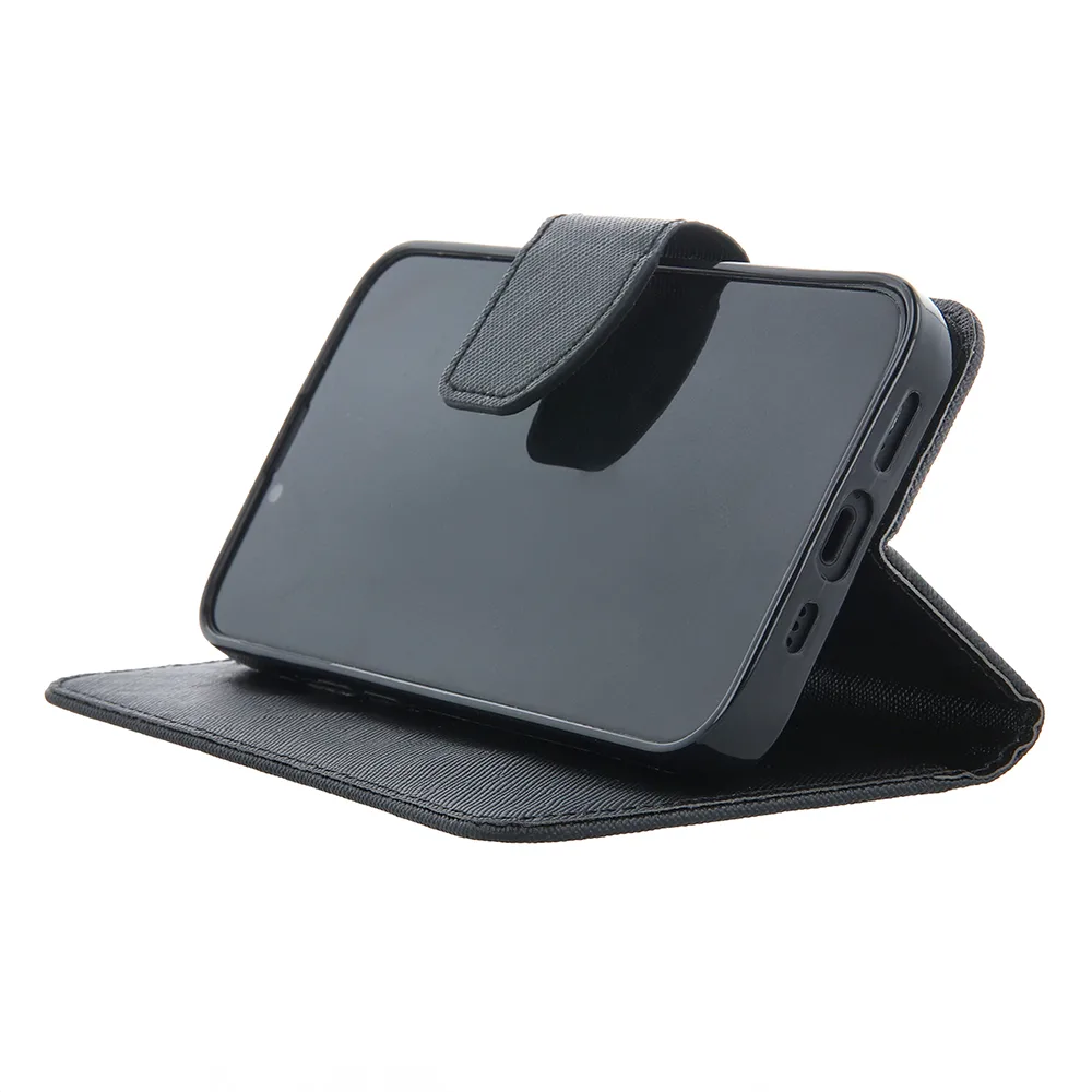 Smart Fancy-fodral för iPhone 16 6,1″ svart