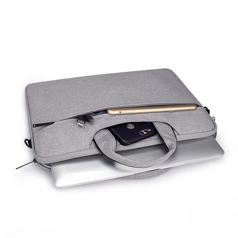 Devia laptoppsväska / MacBook-väska Justyle 15,4 tum grå