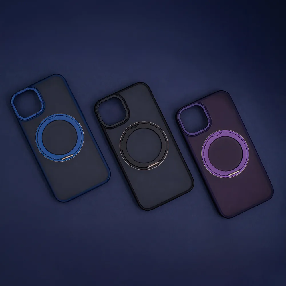 Mag Ring Rotating case for iPhone 15 Pro Max 6,7″ navy blue