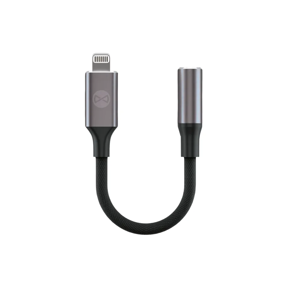 Forever adapter audio AJL-01 jack 3,5 mm - Lightning black
