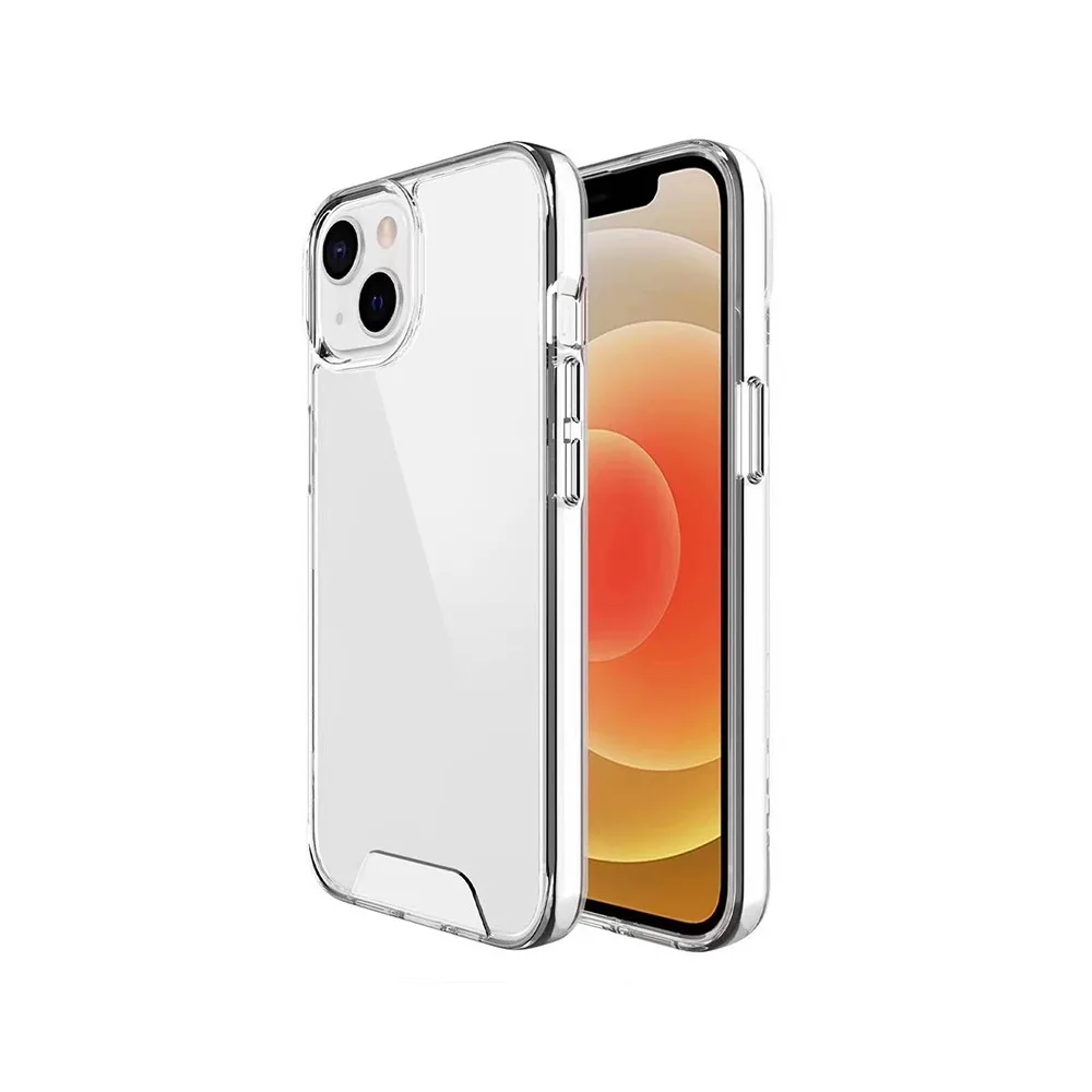 Hybrid Crystal case for iPhone 11 transparent big hole