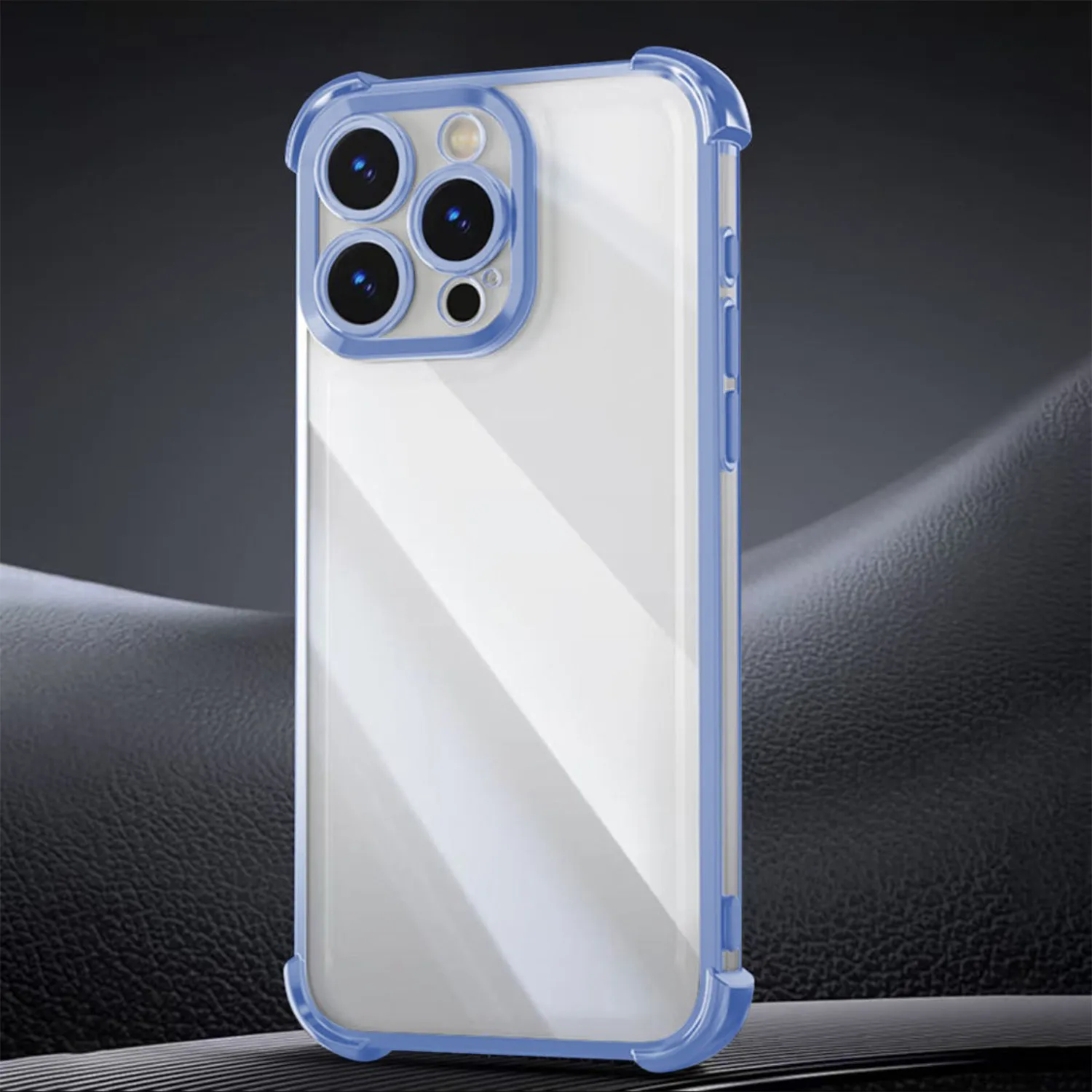 Anti Shock Chrome-fodral för iPhone 12 6,1″ blått
