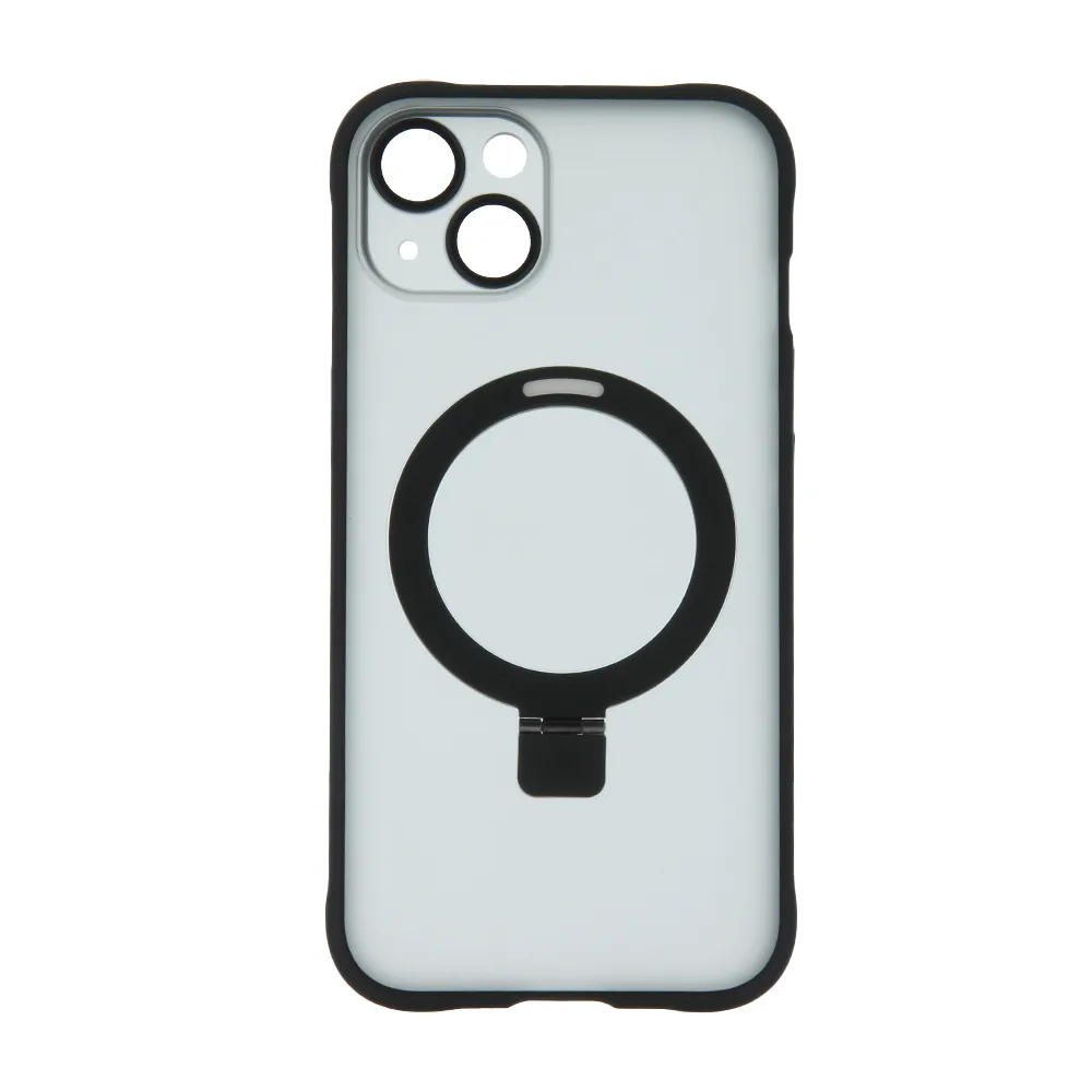 Mag Ring-fodral för iPhone 15 Plus 6,7″ svart