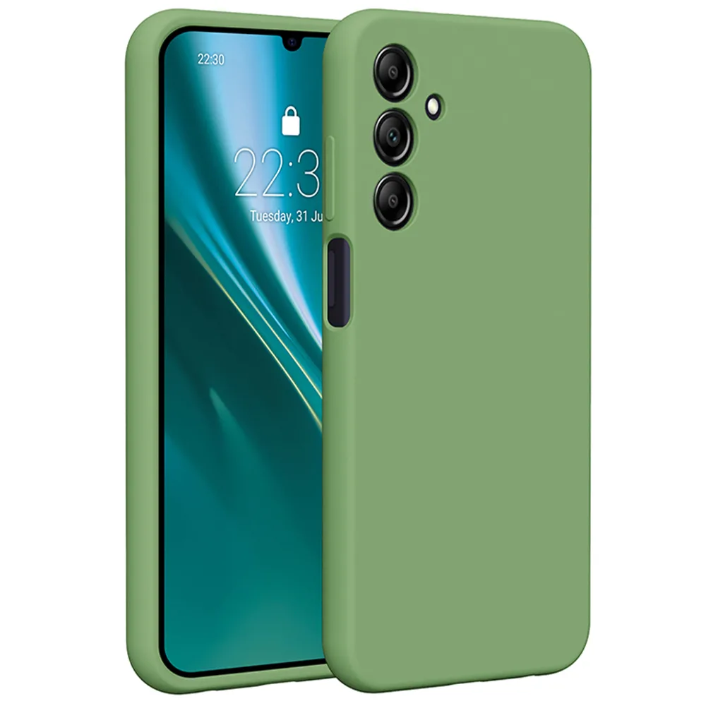 Etteri Silicone case för Samsung Galaxy A25 5G (global) ljusgrön