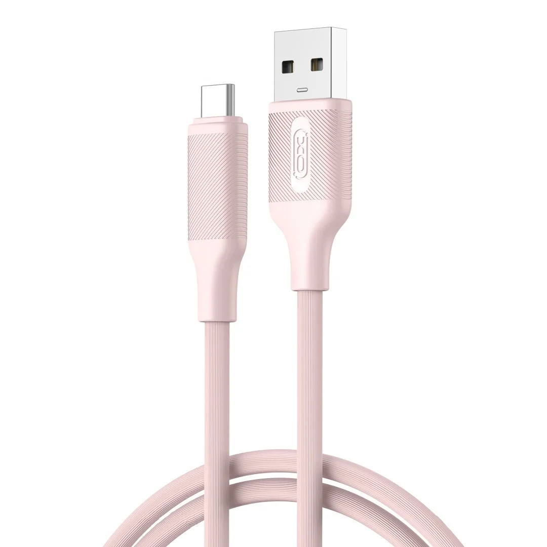 XO cable NB265 USB - USB-C 1,0m 3A różowy