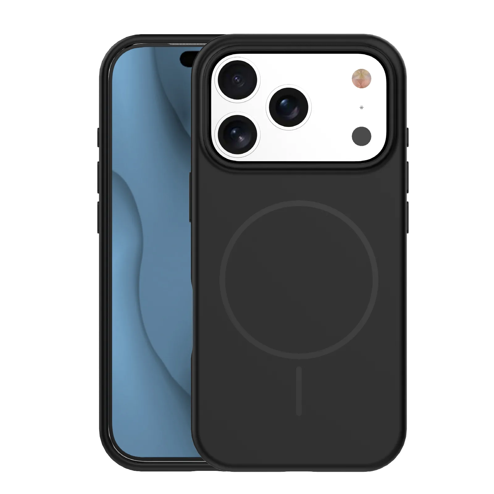 Silicone Thin Mag case for iPhone 17 Pro Max 6,9″ black