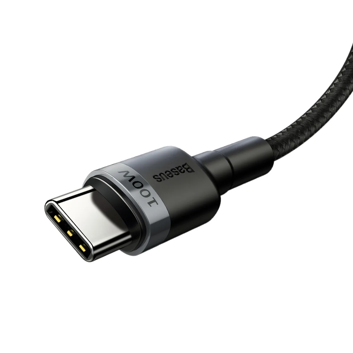 Baseus cable Cafule PD USB-C – USB-C 2,0 m 5A gray-black 100W