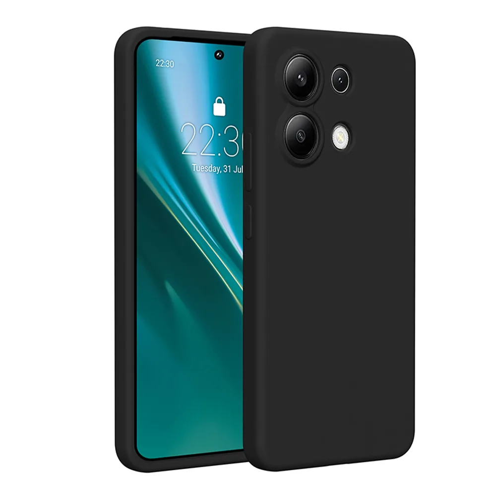 Etteri Silikonskal för Xiaomi Redmi Note 13 4G svart