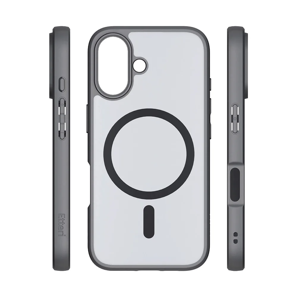 Etteri Matt Mag-fodral för iPhone 16 6,1″ svart