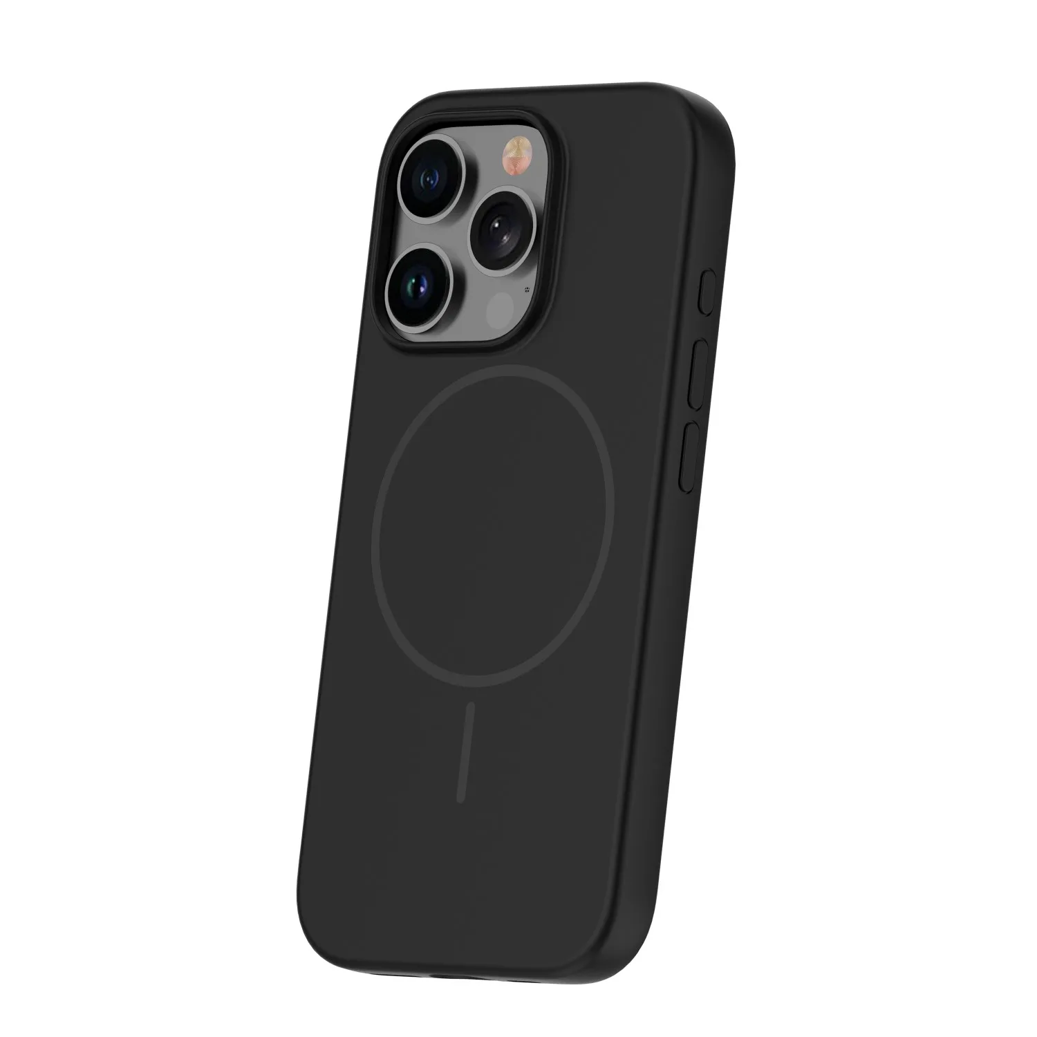 Silicone Thin Mag case for iPhone 12 / 12 Pro 6,1″ black