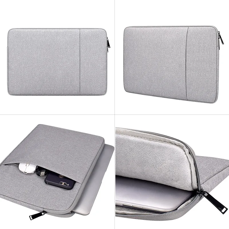 Devia bärbar datorväska / MacBook innerfodral Business 15,4 tum grå