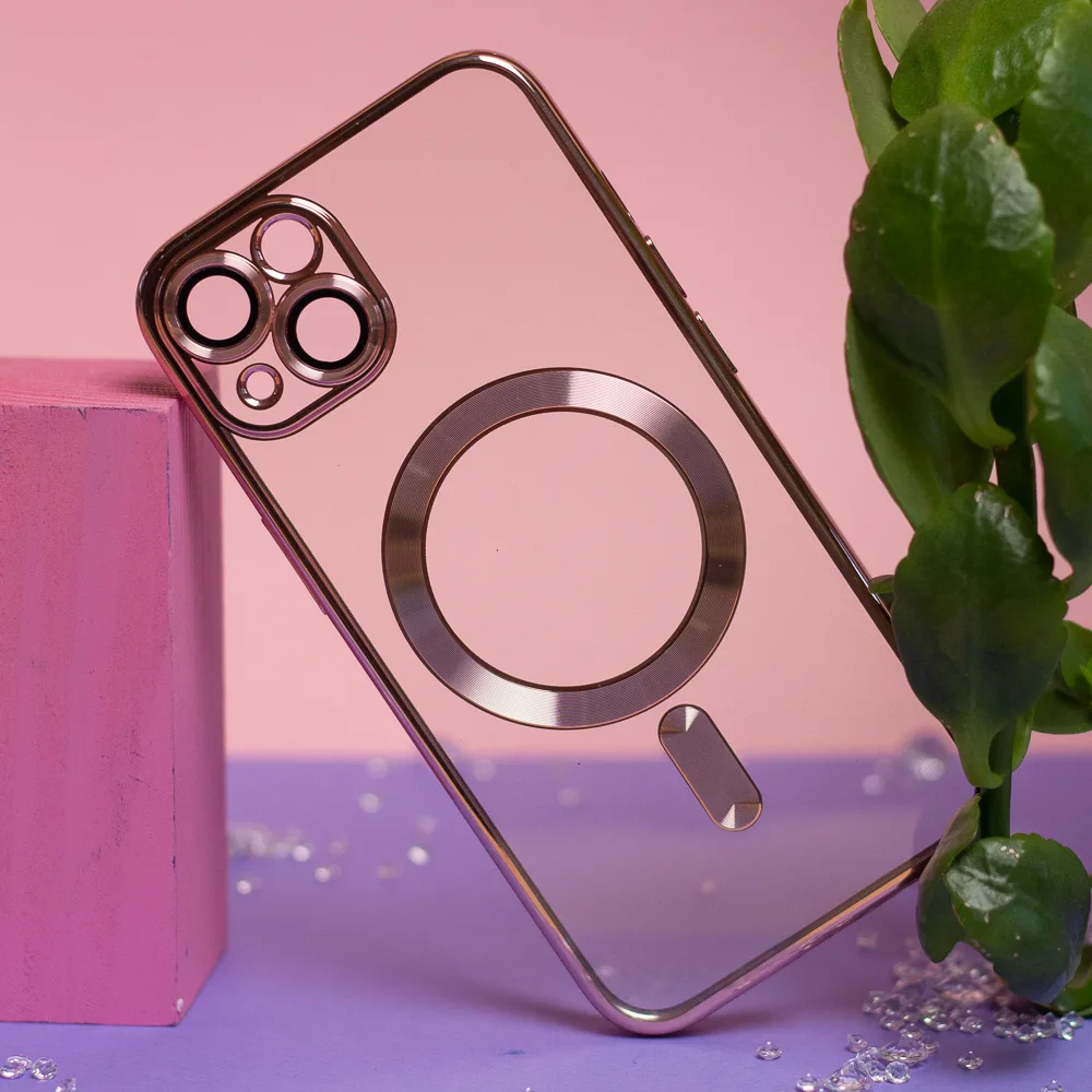 Color Chrome Mag-fodral för Samsung Galaxy A15 4G / A15 5G i roséguld