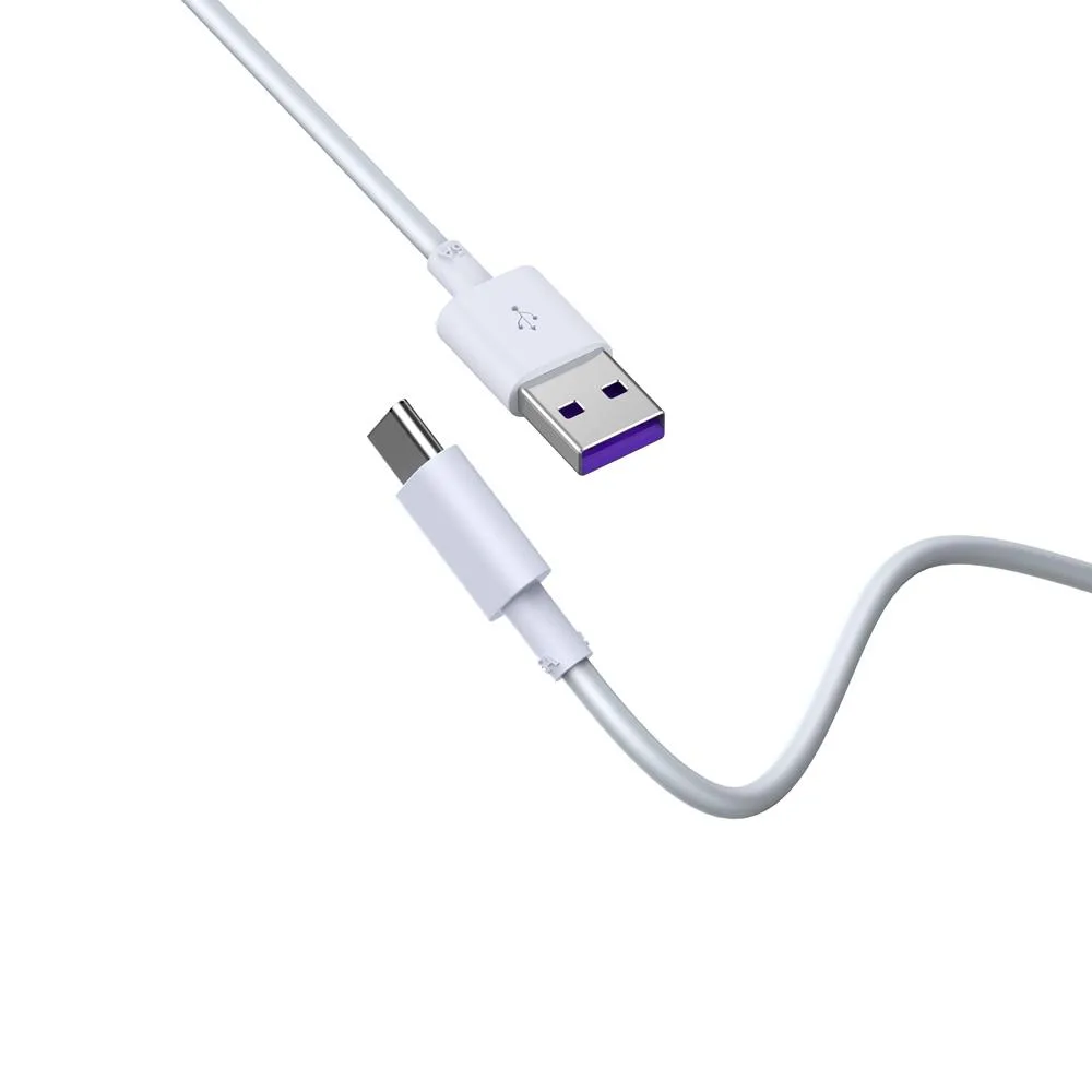 Devia cable Shark EC306 USB – USB-C 1,5 m 5A white