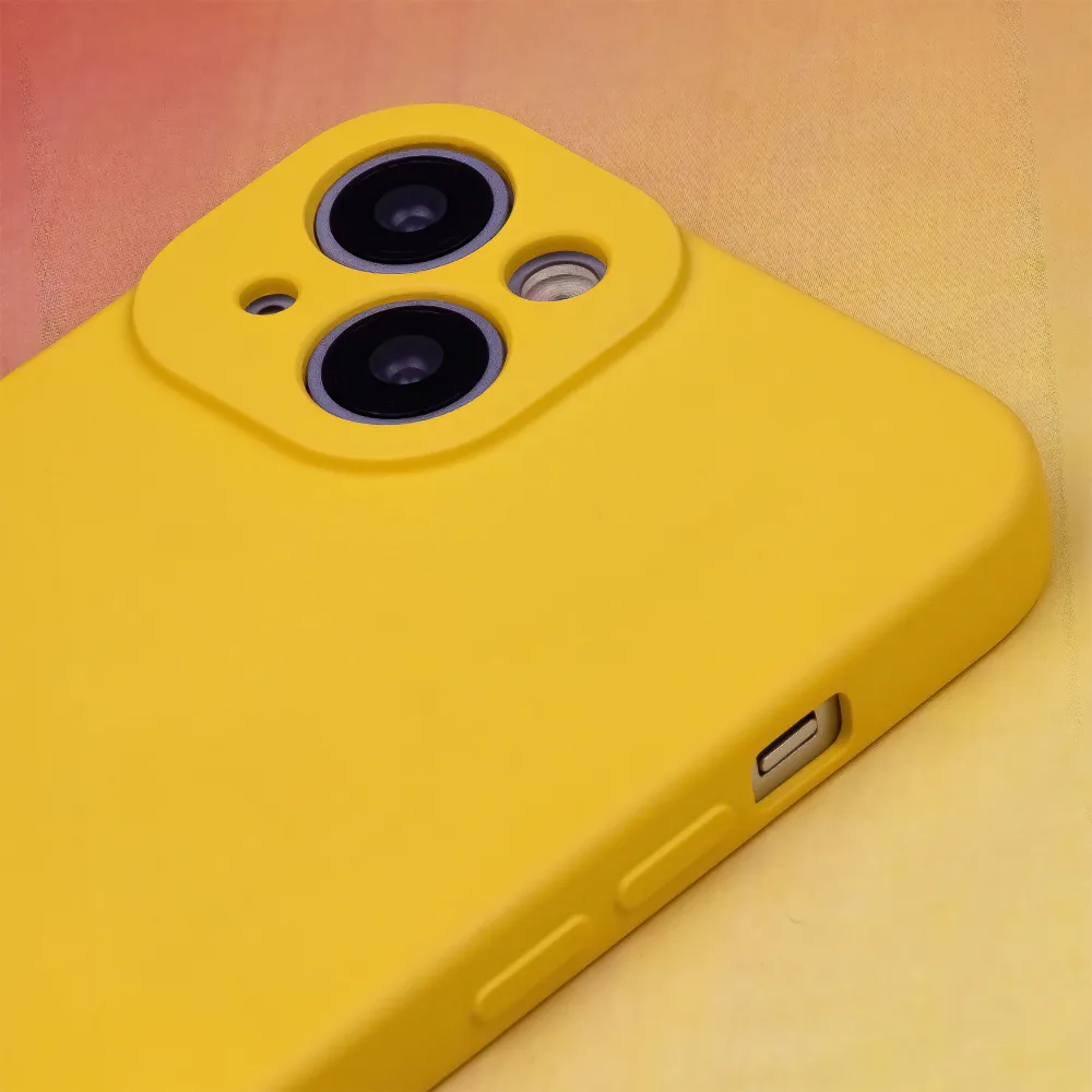 Silikonskal för Xiaomi Redmi 13c 5G gult