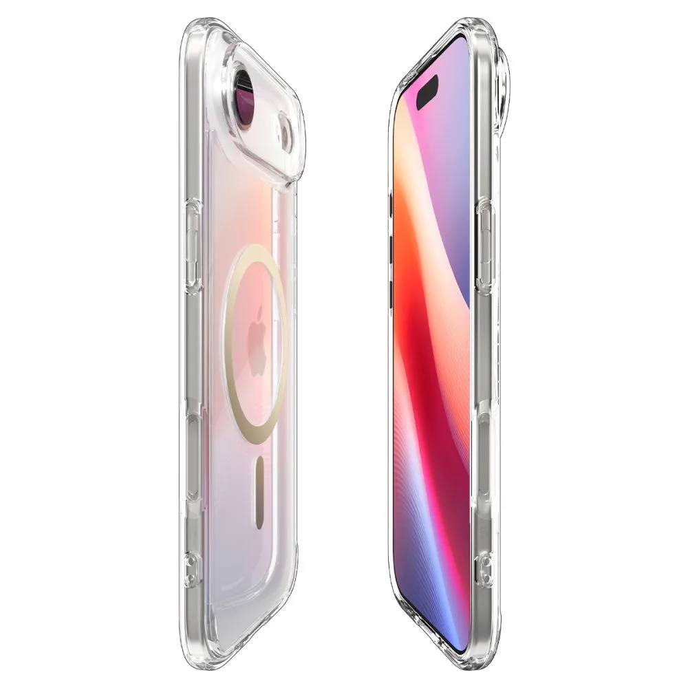 Spigen Ultra Hybrid Mag Magsafe case for iPhone 17 Air Clear/Gold