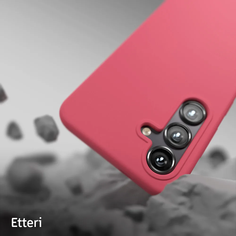 Etteri Silicone case för Samsung Galaxy S24 FE, hallon
