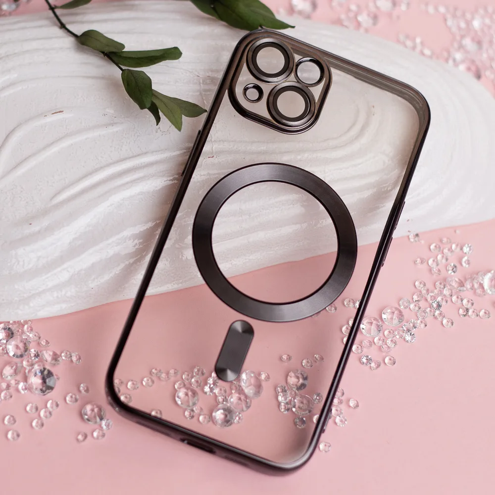 Color Chrome Mag case for iPhone 12 6,1″ black