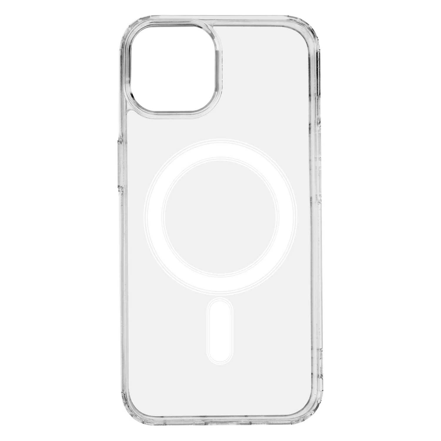 Anti Shock 1,5 mm Mag-fodral för iPhone 14 6,1″ transparent med stort hål
