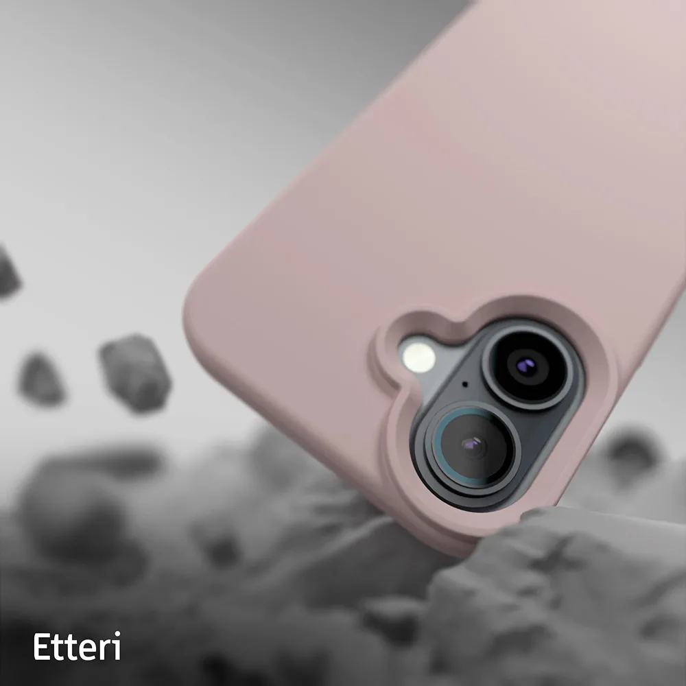 Etteri Silikon Mag-fodral för iPhone 16 Plus 6,7″ ljusrosa
