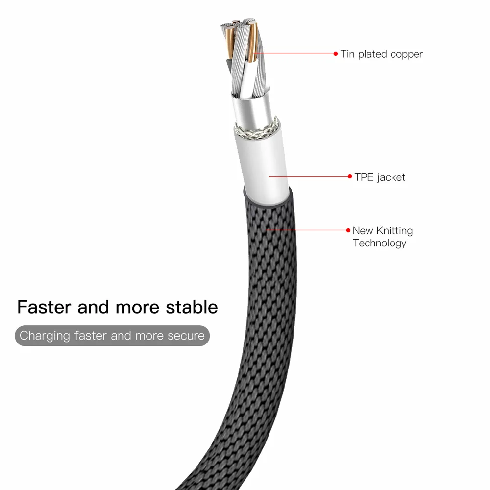 Baseus cable Yiven USB – Lightning 1,8 m 2A black