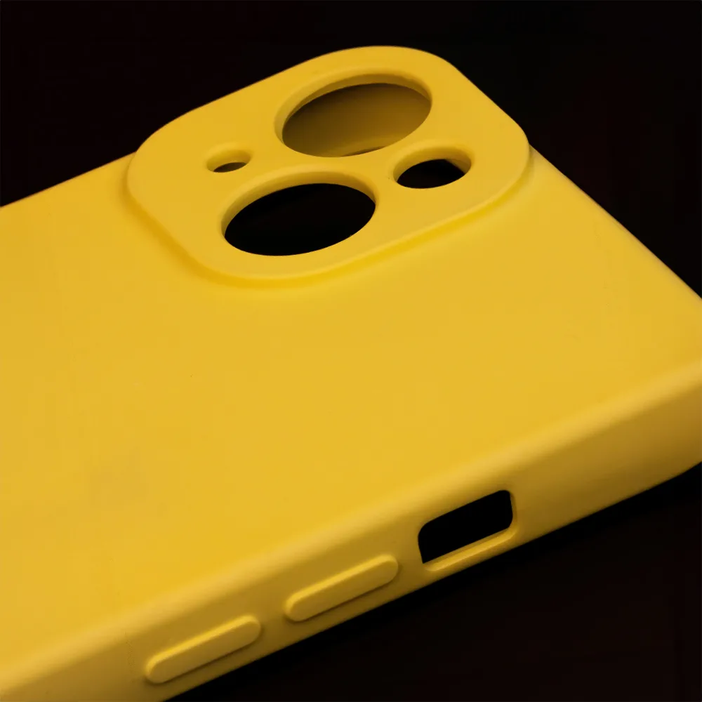 Silikonskal för Xiaomi Redmi 13c 5G gult