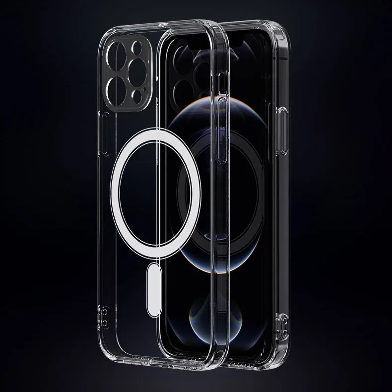 Anti Shock 1,5 mm Mag case for iPhone 13 Pro Max 6,7″ transparent camera protection