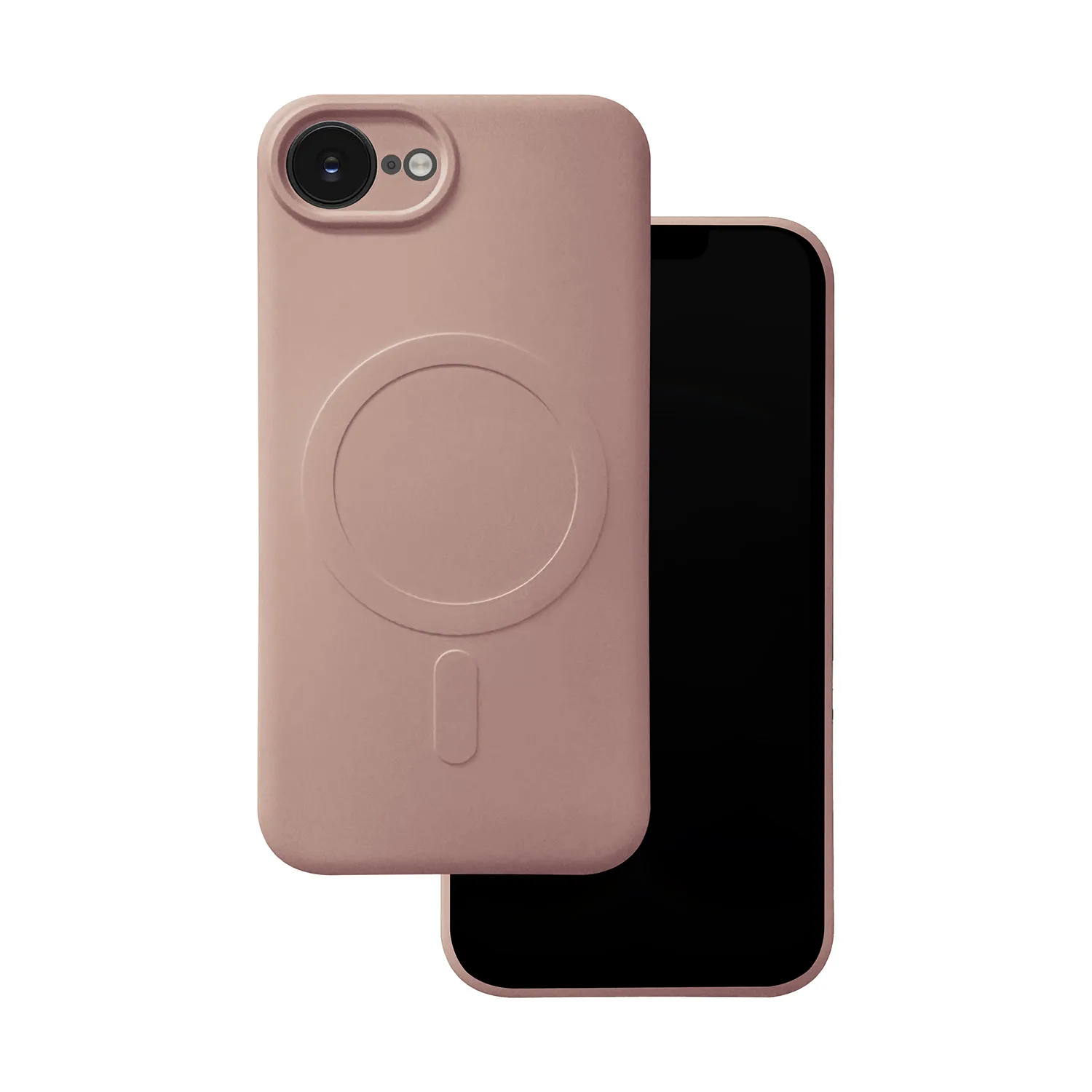 Enkelt Color Mag-fodral för iPhone 16e i rosa