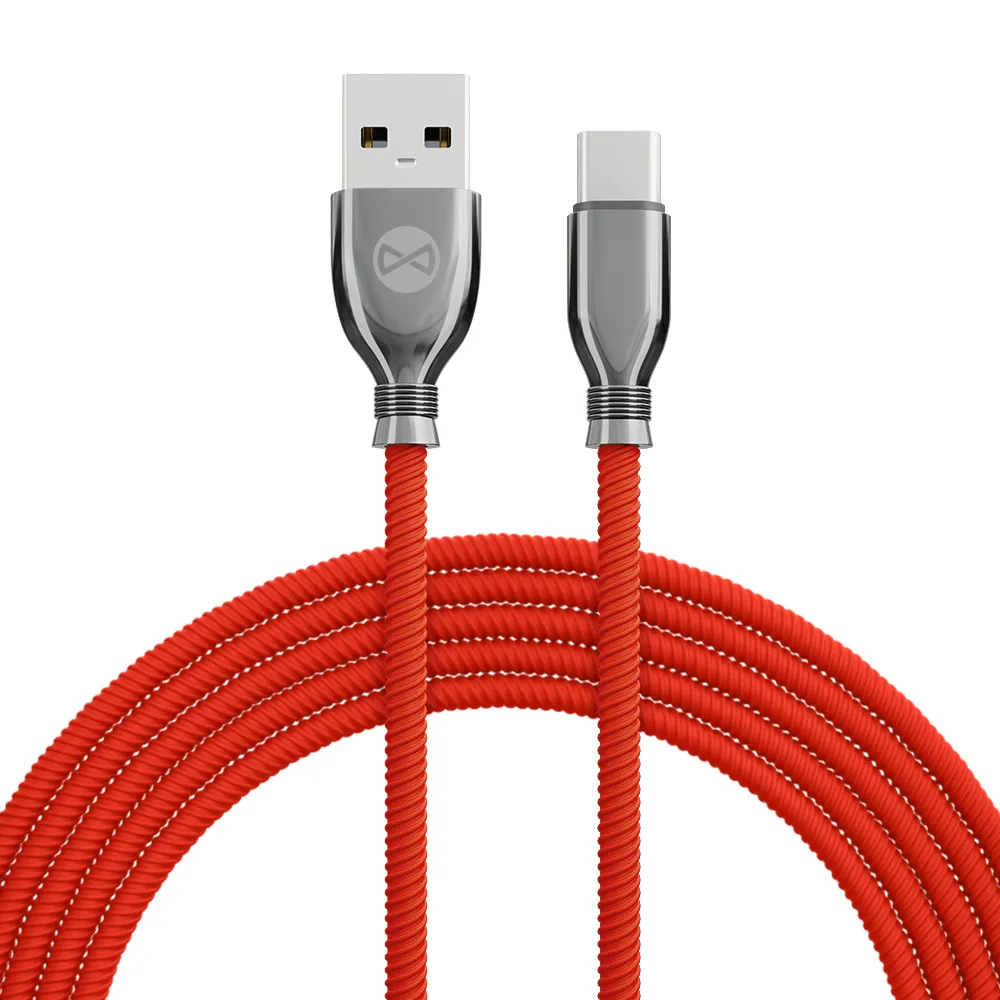 Forever Tornado cable USB – USB-C 1,0 m 3A red