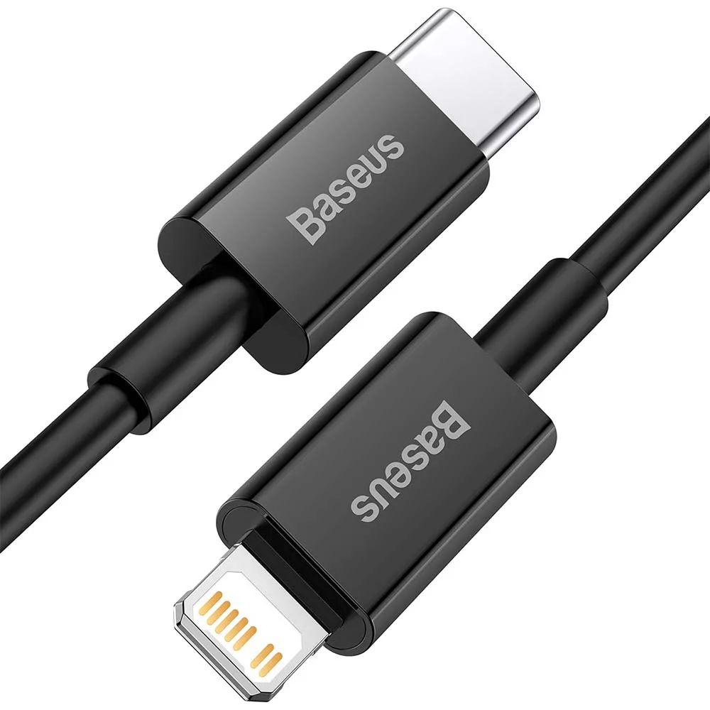 Baseus cable Superior PD USB-C – Lightning 1,0 m black 20W