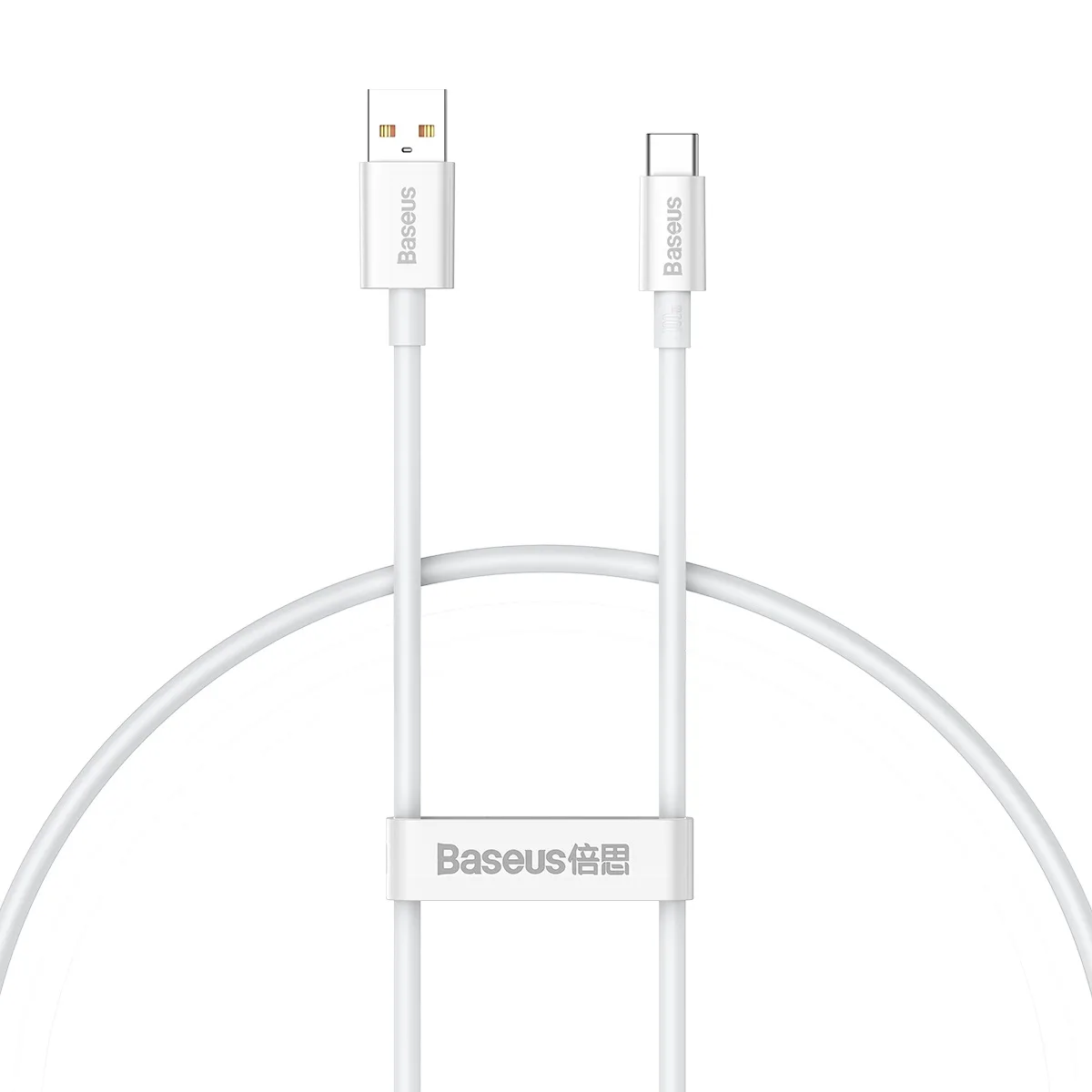 Baseus cabel Superior USB – USB-C 0,25m moon white 100W