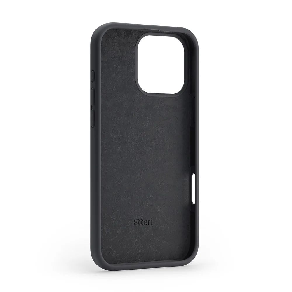Etteri Silicone case for iPhone 16 Pro Max 6,9″ black