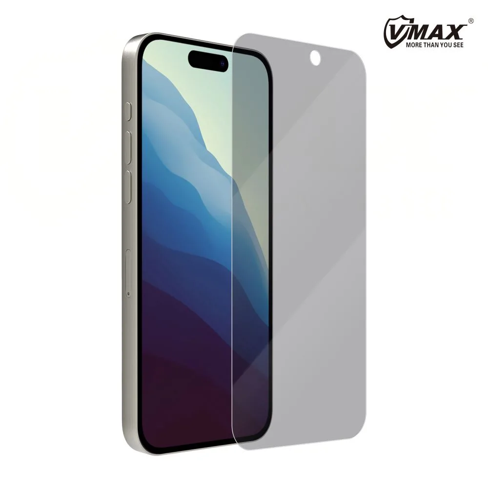 Vmax härdat glas 0,33 mm 2,5D högklar privathetsglas för Xiaomi Redmi Note 12 4G / Note 12 5G