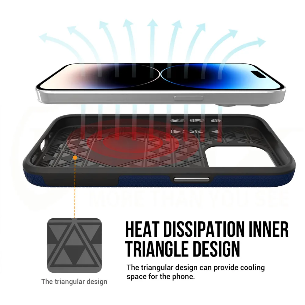 Vmax Triangle fodral till Samsung Galaxy A05S 4G marinblå