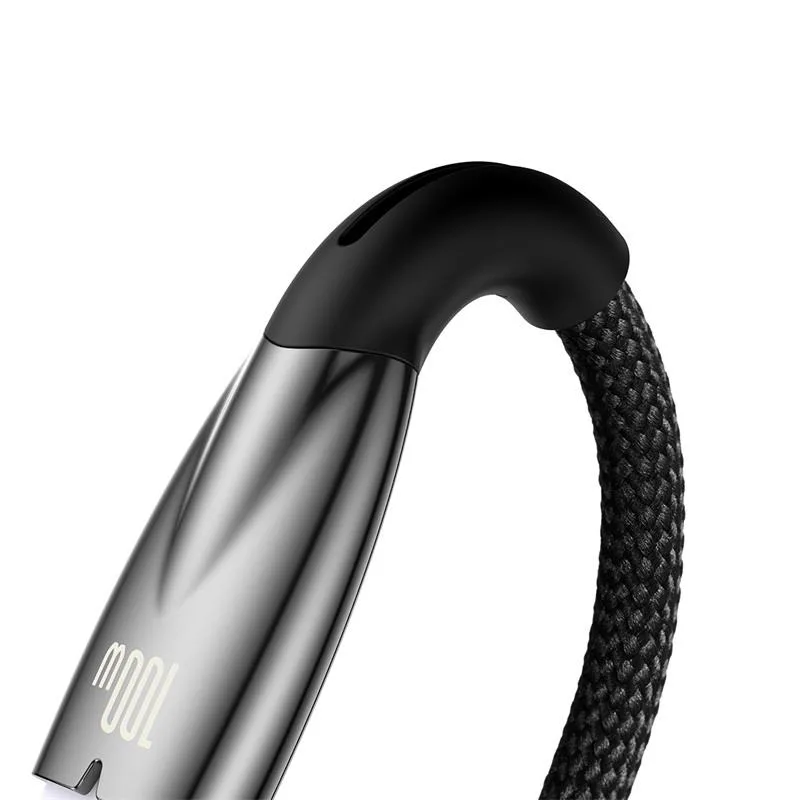 Baseus cable Glimmer USB – USB-C 1,0m black 100W