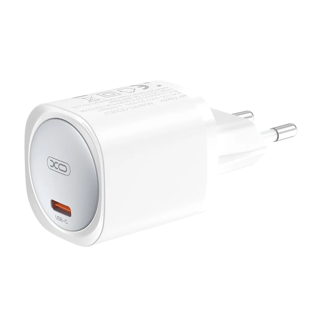 XO wall charger CE20 PD 30W 1x USB-C white