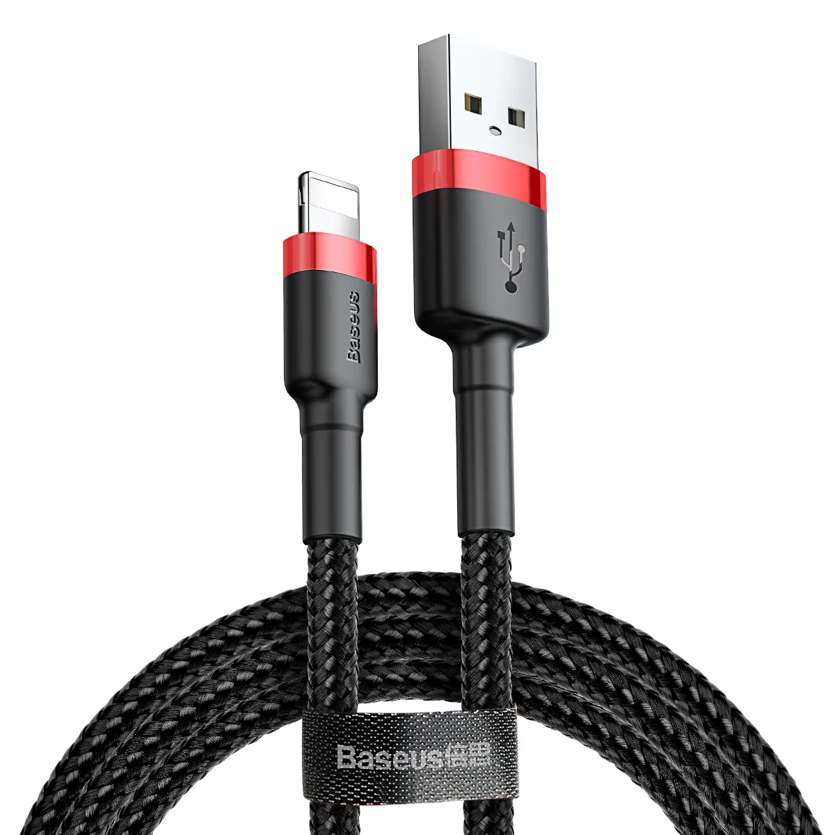 Baseus cable Cafule USB – Lightning 0,5m 2,4A red-black