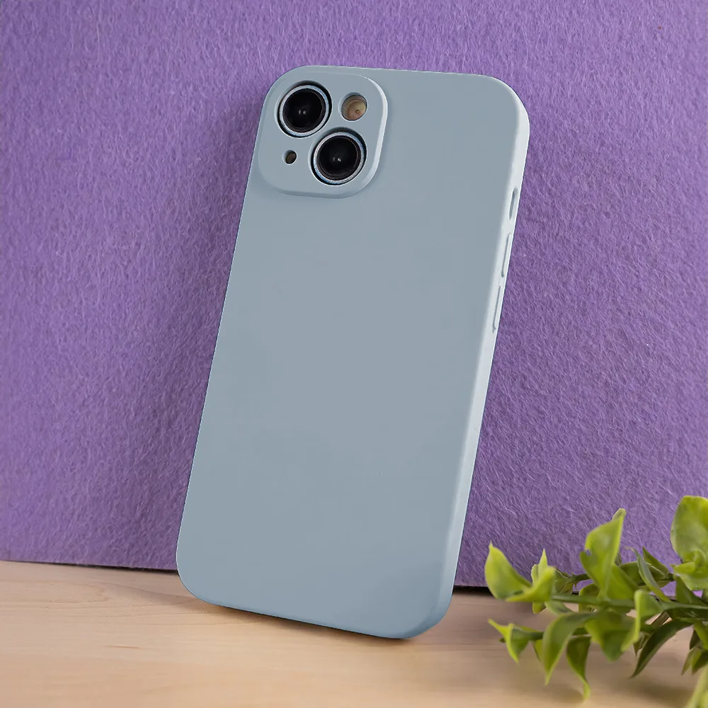 Silikonfodral till Samsung Galaxy A15 4G / A15 5G i babyblå