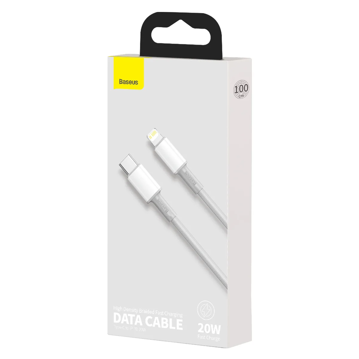 Baseus cable High Density PD USB-C – Lightning 1,0 m white 20W