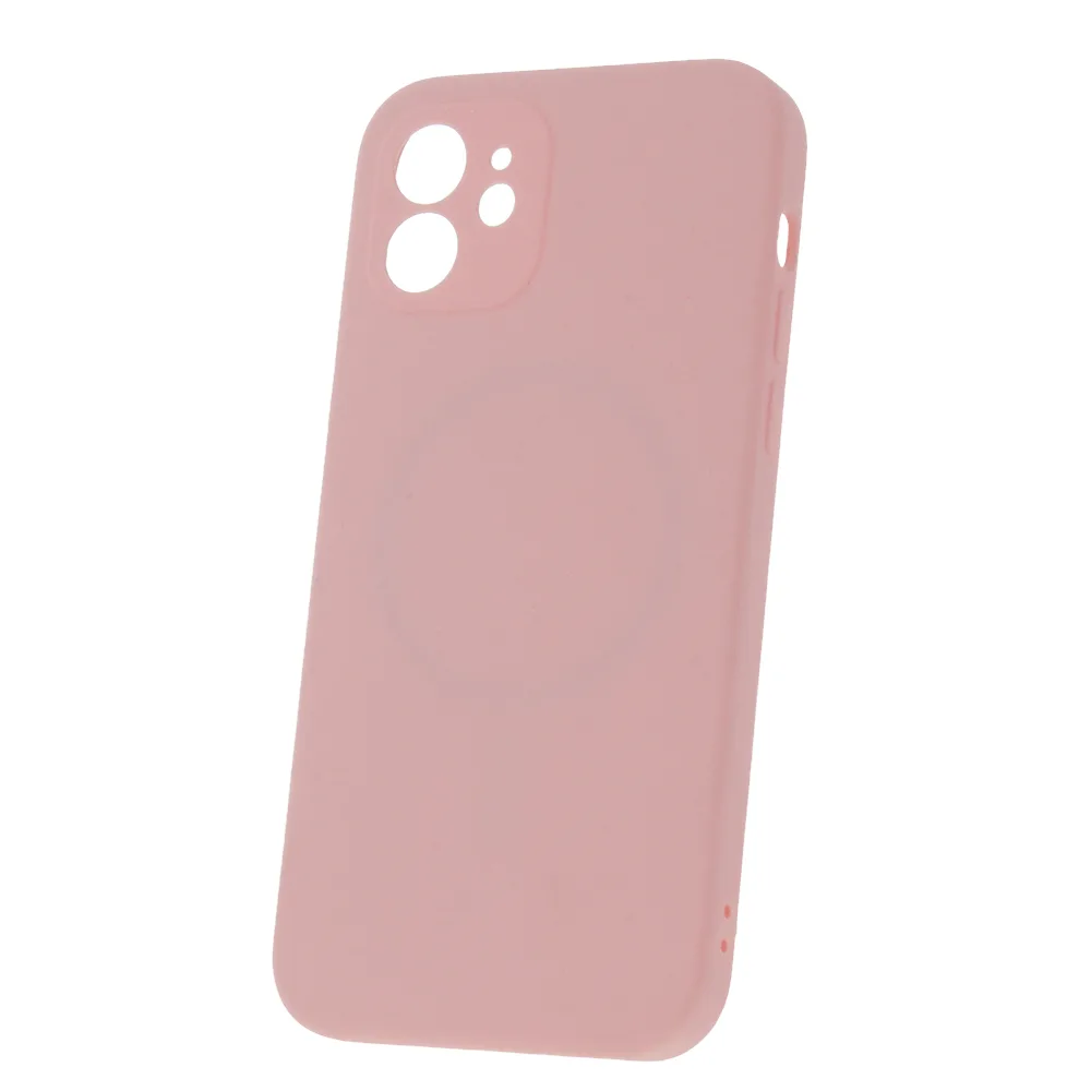 Mag Invisible fodral för iPhone 12 6,1" pastellrosa