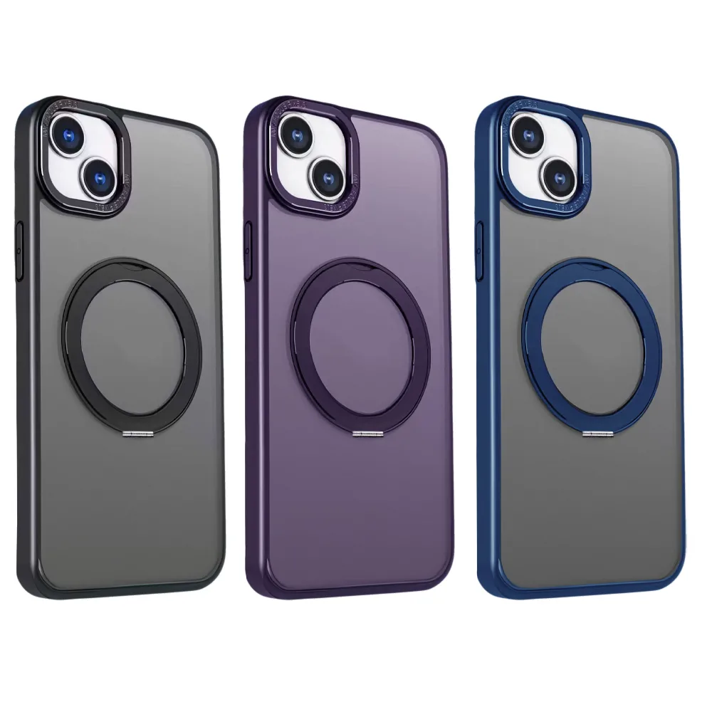 Mag Ring Rotating case for iPhone 15 Pro Max 6,7″ navy blue